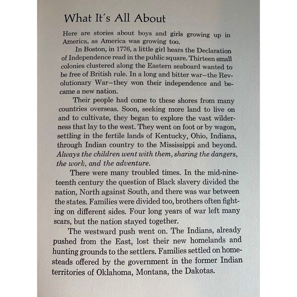 Courage To Adventure Stories of Boys Girls Growing Up With America Library Book - Picture 7 of 8